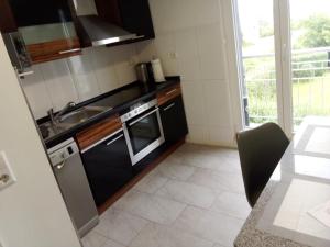 Kuchyň nebo kuchyňský kout v ubytování Apartments Metzingen Panoramablick