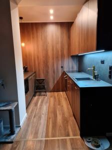 Kuchyň nebo kuchyňský kout v ubytování Residence MI
