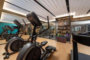 Salle ou équipements de sports de l'établissement Hilton Garden Inn Shanghai Caoyang