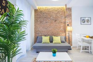 A seating area at CARTAGENAFLATS, Apartamentos San Francisco