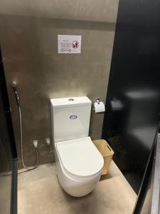 Baðherbergi á Hari Hari Hostel