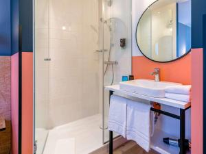 Baðherbergi á ibis Styles Wien Messe Prater