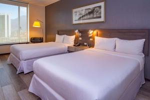 Postel nebo postele na pokoji v ubytování Radisson Blu Plaza El Bosque Santiago
