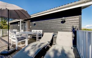 Balkón nebo terasa v ubytování Holiday Home Mariesvej Sæby Iii