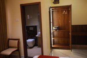 Koupelna v ubytování Sree Grand Inn
