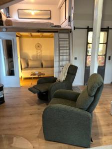 Posezení v ubytování Tiny House LORE