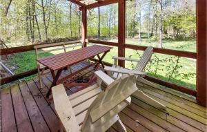 Балкон або тераса в Nice Home In Osby With Wifi