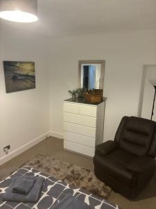 Posezení v ubytování The garden flat