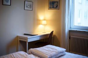 Voodi või voodid majutusasutuse Falköpings Vandrarhem/Hostel toas