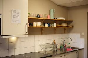 Köök või kööginurk majutusasutuses Falköpings Vandrarhem/Hostel