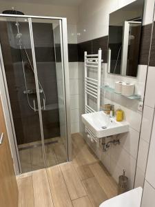 Koupelna v ubytování Hotel Kreuz Renchen