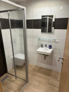 Koupelna v ubytování Hotel Kreuz Renchen