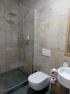 Koupelna v ubytování hotel Chmelnice