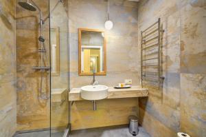 Koupelna v ubytování hotel Chmelnice + 20 fotografií