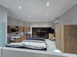 Kuchyň nebo kuchyňský kout v ubytování Levinia Cottage