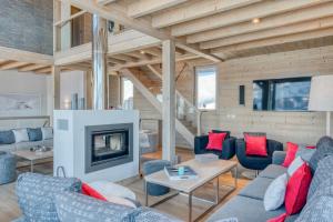 Posezení v ubytování Chalet Intages