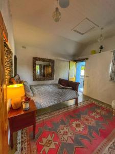 Postel nebo postele na pokoji v ubytování Valentia Island Escape