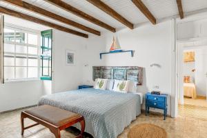 Voodi või voodid majutusasutuse Traditional Canary house next to the beach toas