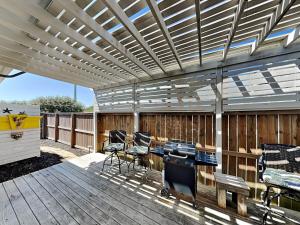 Balkón nebo terasa v ubytování Coastal Cotter