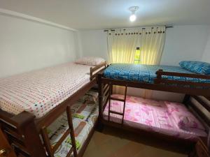 Postel nebo postele na pokoji v ubytování RANCHO SAN LUIS, Páramo