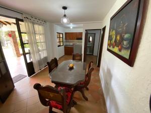 Posezení v ubytování RANCHO SAN LUIS, Páramo