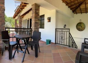 Balkón nebo terasa v ubytování RANCHO SAN LUIS, Páramo
