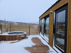 Úthlíd Cottages durante el invierno
