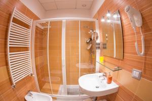 Koupelna v ubytování Rooms Boutique Carducci