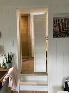 Koupelna v ubytování bed bij zee
