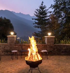 Nespecifikovaný výhled na hory nebo výhled na hory při pohledu z bed and breakfast