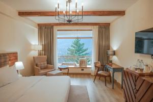 Postel nebo postele na pokoji v ubytování The Panorama Retreat, Manali + 25 fotografií