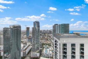 Almennt útsýni yfir borgina Miami eða útsýni yfir borgina eins og það er í íbúðinni