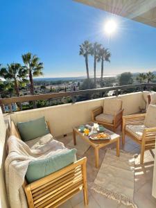 Χώρος καθιστικού στο Appartement vue exceptionnelle