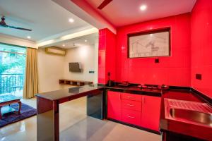 Kuchyň nebo kuchyňský kout v ubytování Dimaru Boutique Hotel