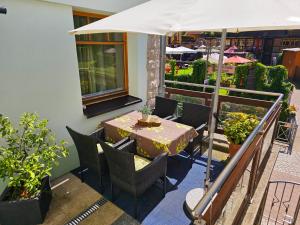 Balkón nebo terasa v ubytování Sonniges Eck Ferienwohnung 1