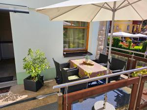 Balkón nebo terasa v ubytování Sonniges Eck Ferienwohnung 1