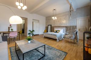 Postel nebo postele na pokoji v ubytování Apartment Ruska