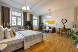 Postel nebo postele na pokoji v ubytování Apartment Ruska