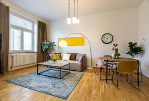 Posezení v ubytování Apartment Ruska