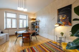 Posezení v ubytování Apartment Ruska