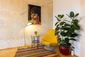 Posezení v ubytování Apartment Ruska