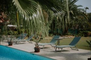 Bazén v ubytování Hotel Boutique Hort de Nal nebo v jeho okolí