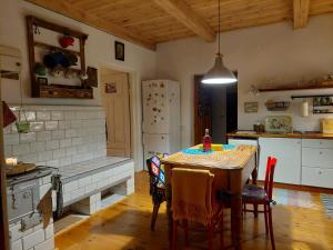 Nhà bếp/bếp nhỏ tại Wakacje Wigry