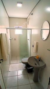 Koupelna v ubytování Casa Quinta da Vovó - Ubatuba + 21 fotografií