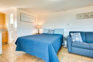 Ένα ή περισσότερα κρεβάτια σε δωμάτιο στο Beachfront 12 Condo on Old Orchard Beach