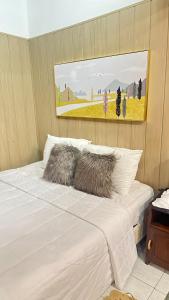 Llit o llits en una habitació de Hotel Hassler