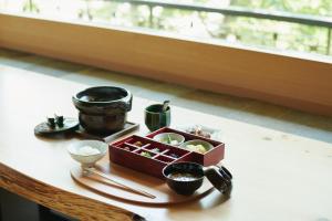 Φαγητό σε αυτό το ryokan ή κάπου εκεί κοντά