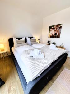 a bedroom with two beds in a room at Winterberg Appartement 21132 in Winterberg