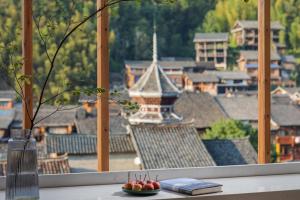 Nespecifikovaný výhled na destinaci Li-pching nebo výhled na město při pohledu z bed and breakfast