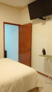 Postel nebo postele na pokoji v ubytování Orizaba Suites
